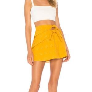 Majorelle Josephina Mini Skirt in Gold Horizon
